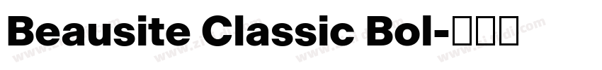 Beausite Classic Bol字体转换